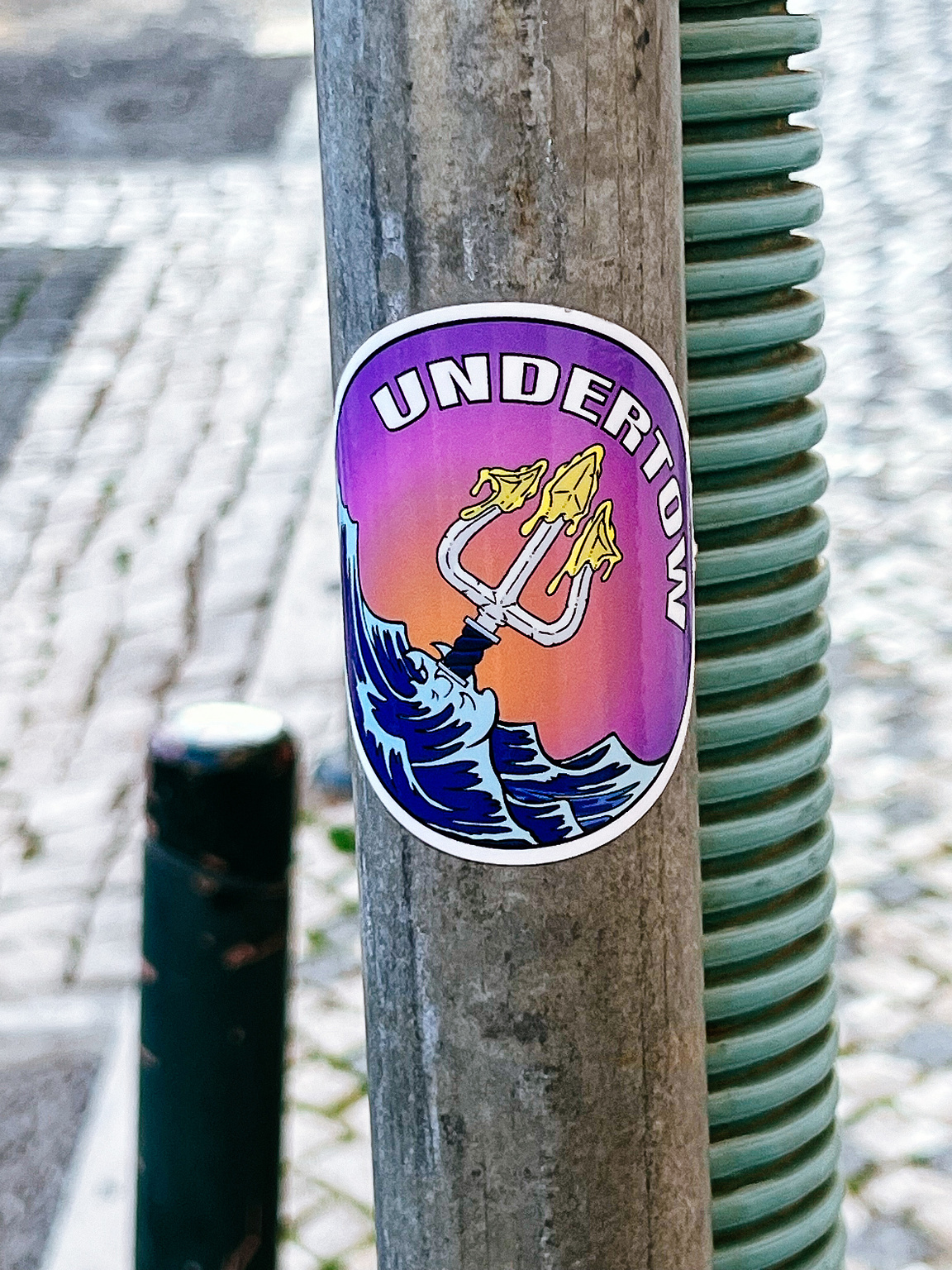 A trident, and "undertow". 