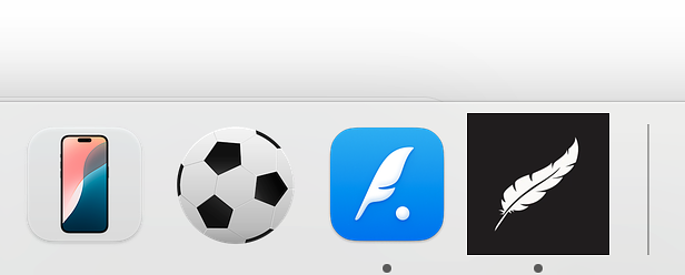 A simple dock icon of the logo to start with