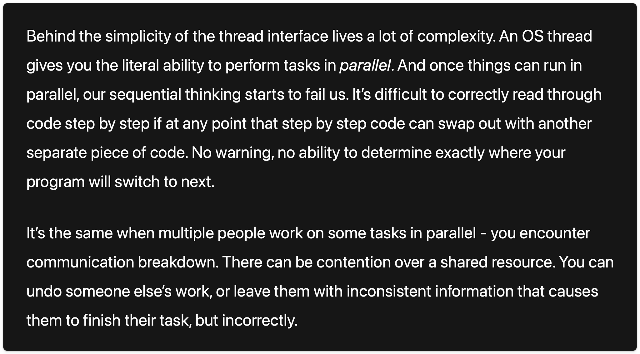 Screenshot from a part of the article "Ruby shebang behavior"