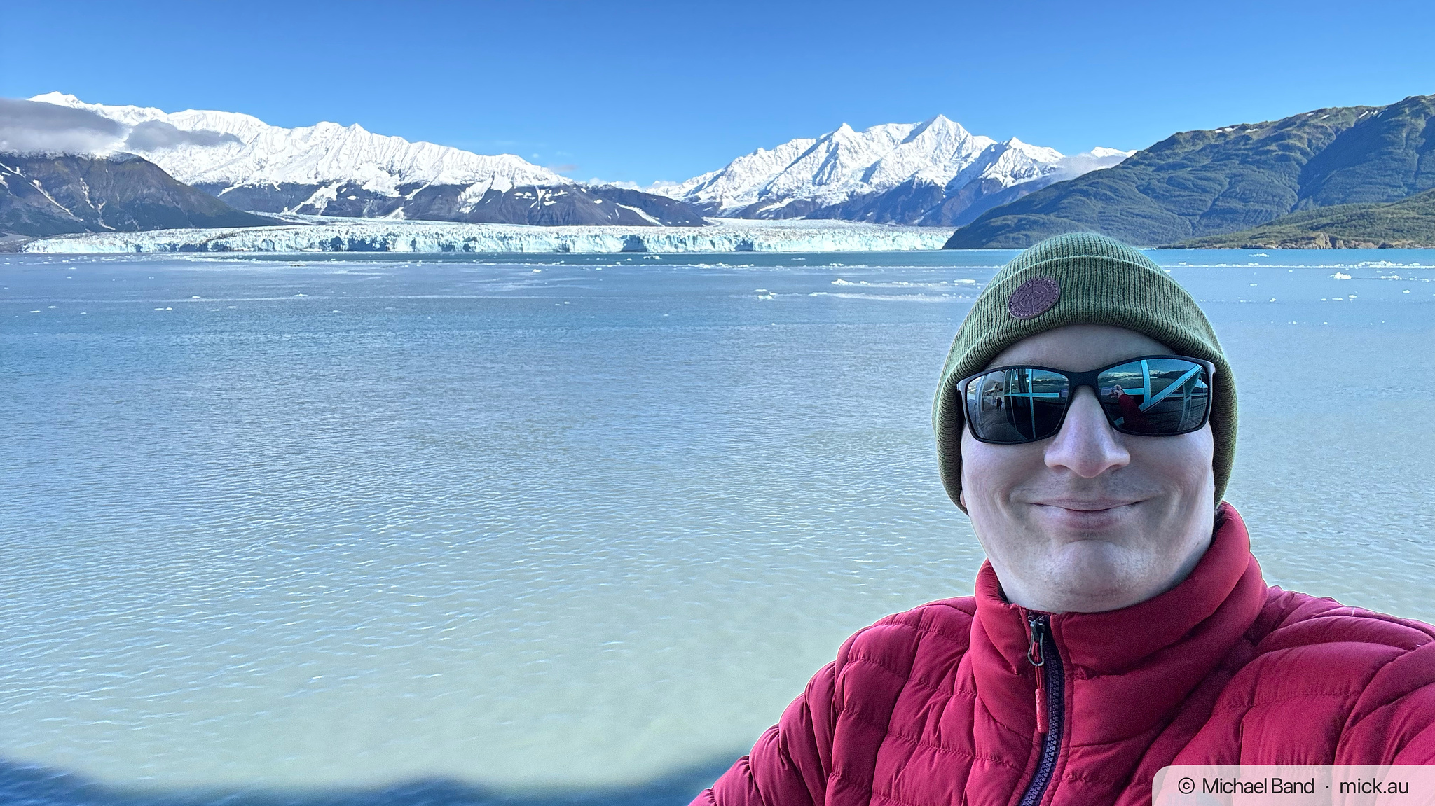 Selfie at Hubbard Glacier