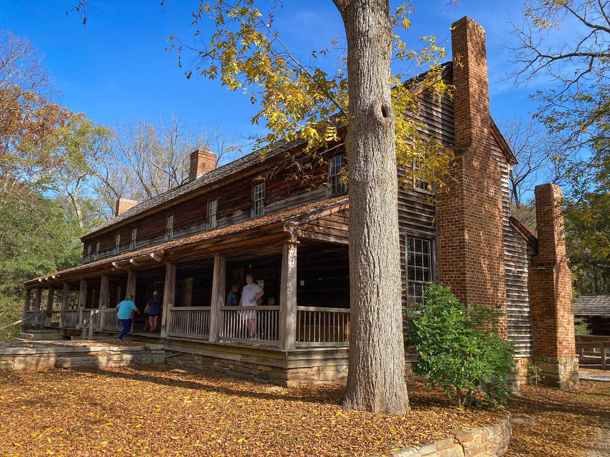 Travelers Rest State Historic Site near Toccoa, Georgia. It was designated a National Historic Landmark on January 29, 1964, for its architecture as a well-preserved 19th-century tavern and its role in the early settlement of northeastern Georgia.