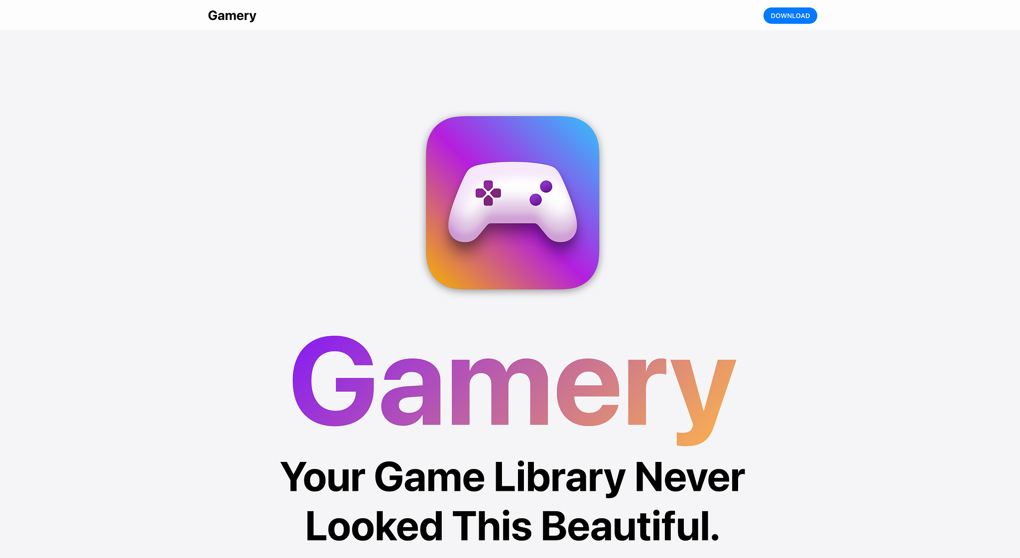 Screenshot Gamery Homepage (2024-04-10)