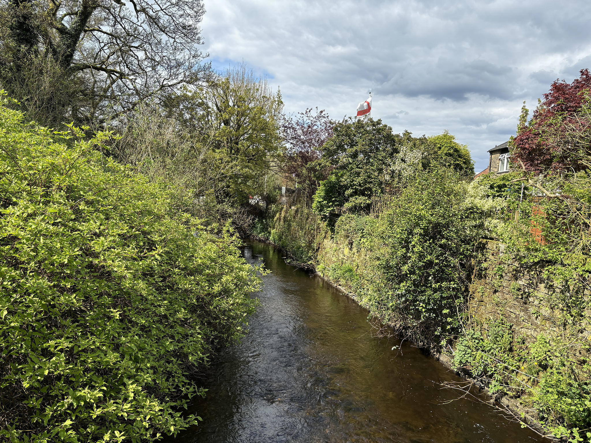 You have to cross the River Goyt to enter WB Memorial park.