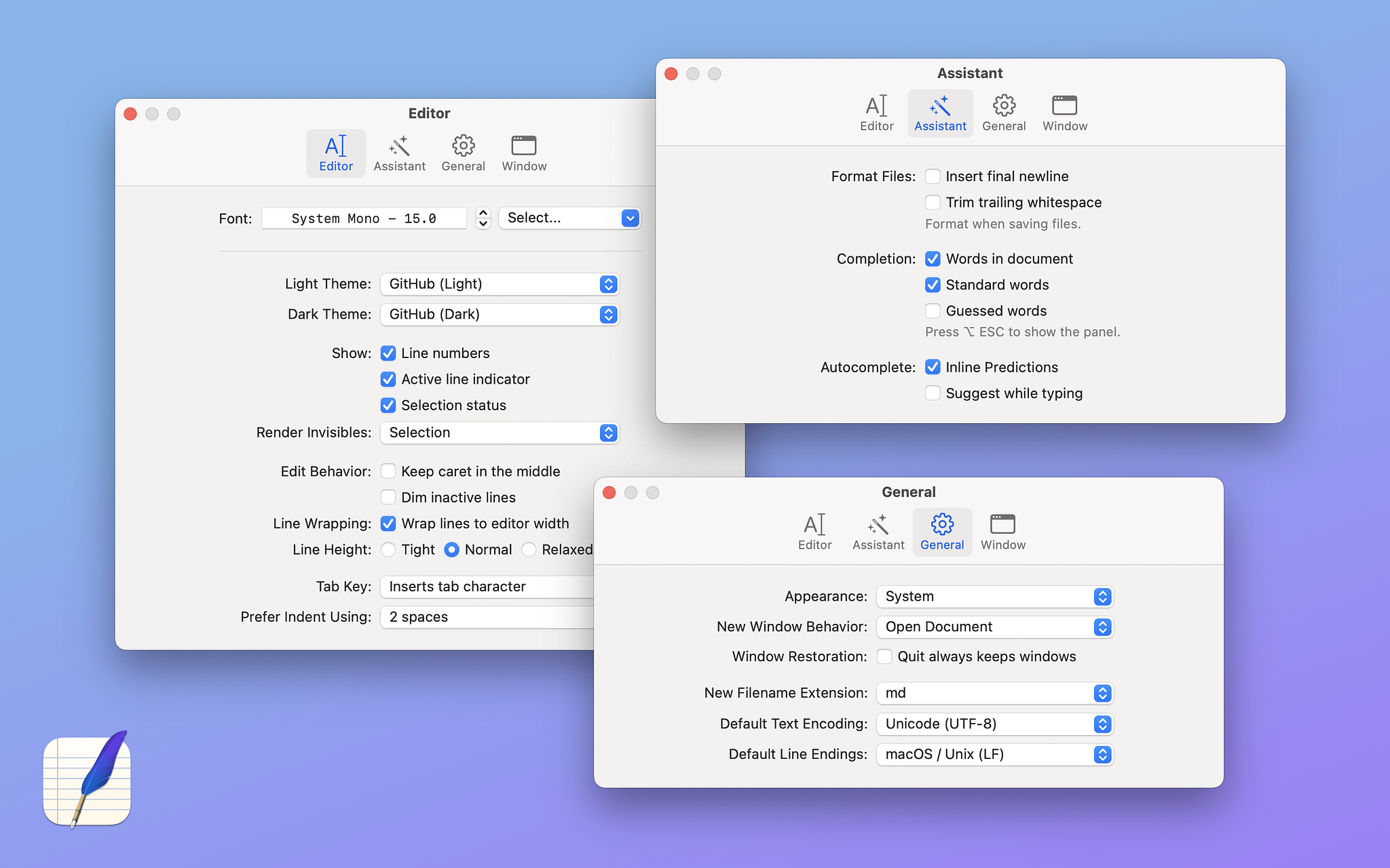 MarkEdit Settings