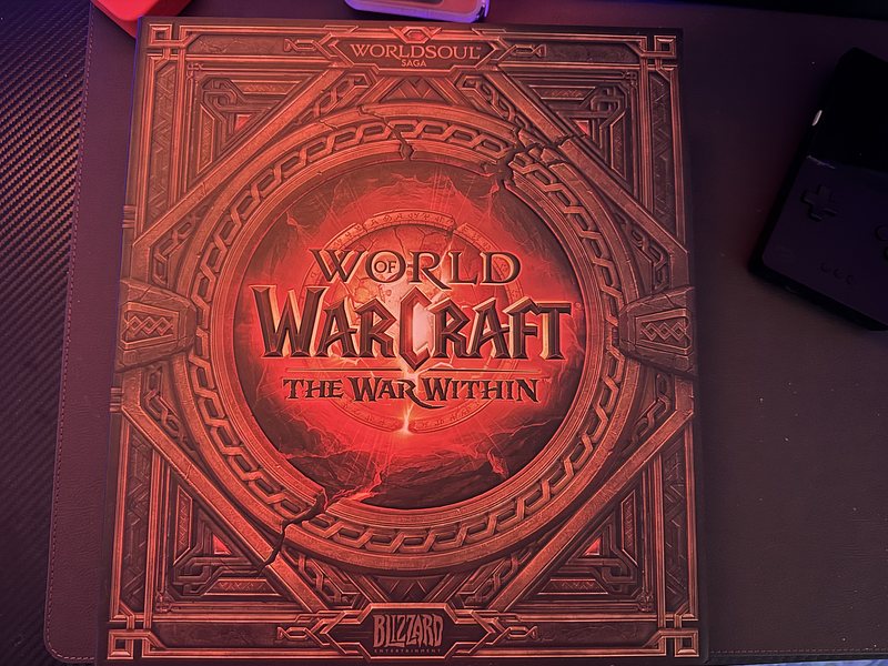 First up, a big box containing the art book and badge / thing.