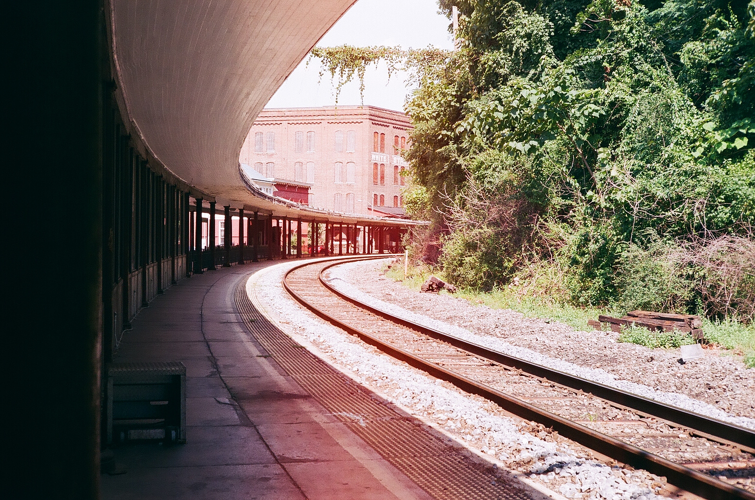 A film photo I took at an old train station in VA