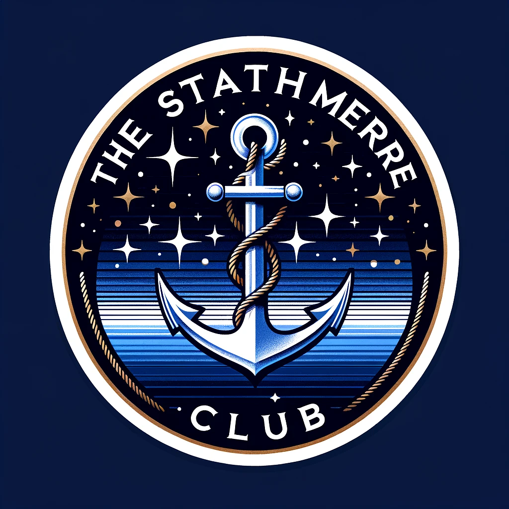 initial design of a sticker that may be used for The Strathmere Club