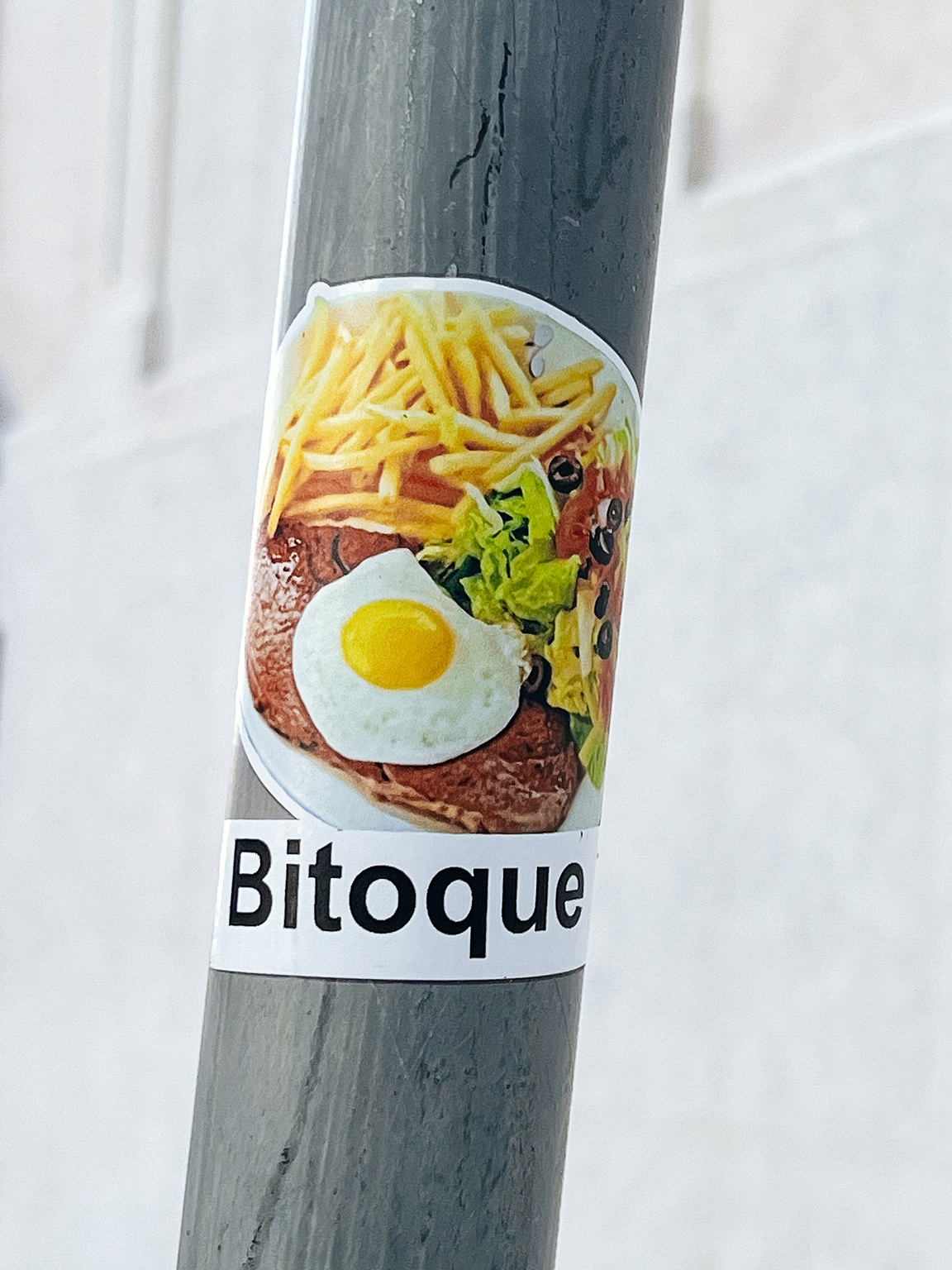 Photo of a bitoque. 