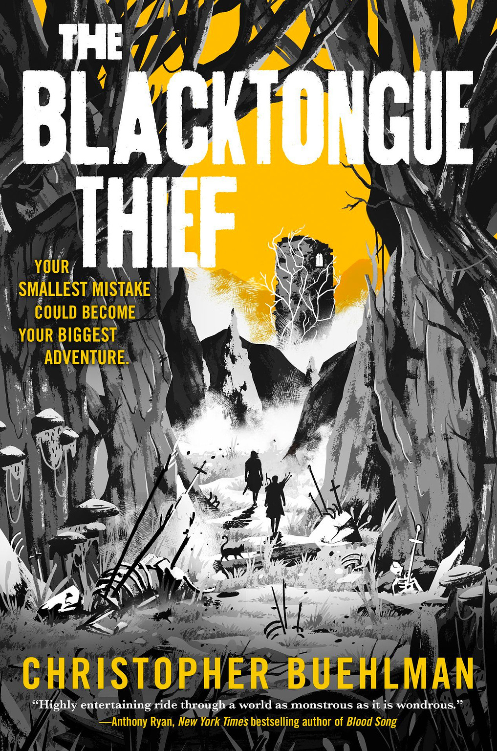 Book cover of The Blacktongue Thief