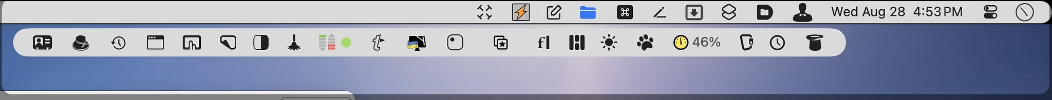 My Menu Bar