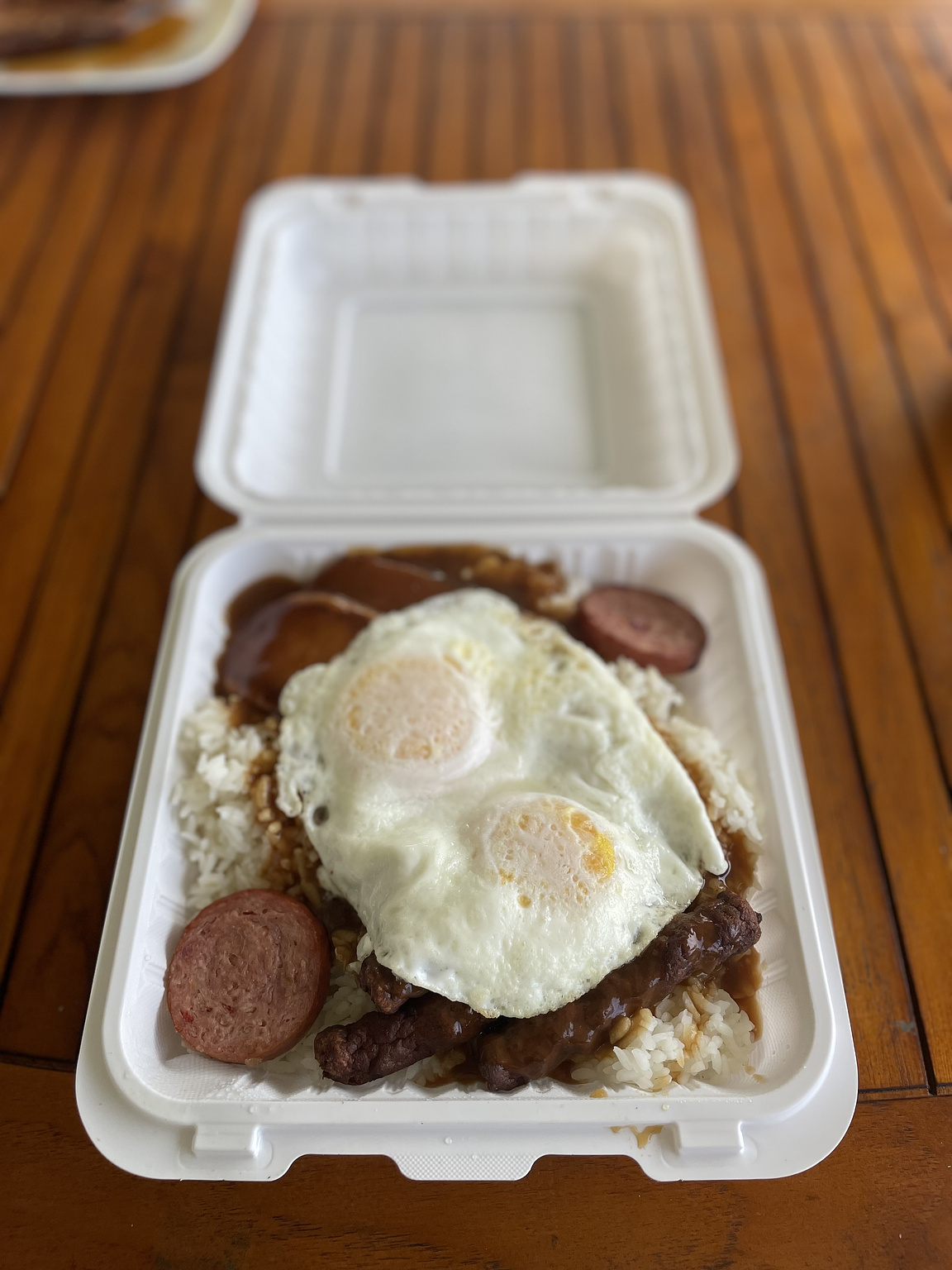 Spam and Eggs at the Hawaiian Style Cafe

Spam and Eggs at the Hawaiian Style Cafe