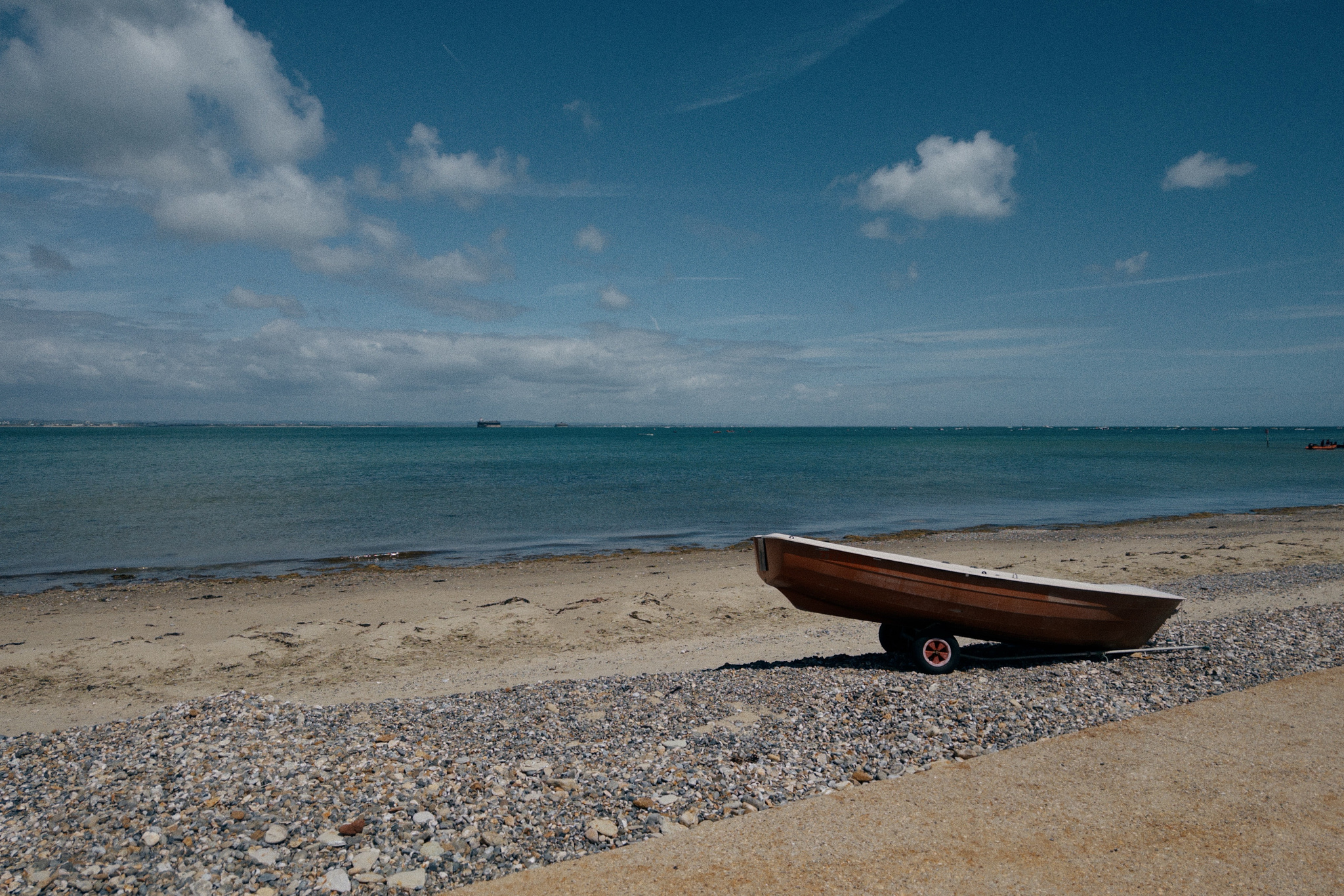 A boat. Seaview, Isle of Wight