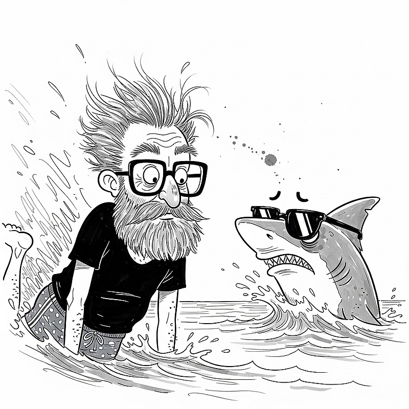 Me and "the shark"