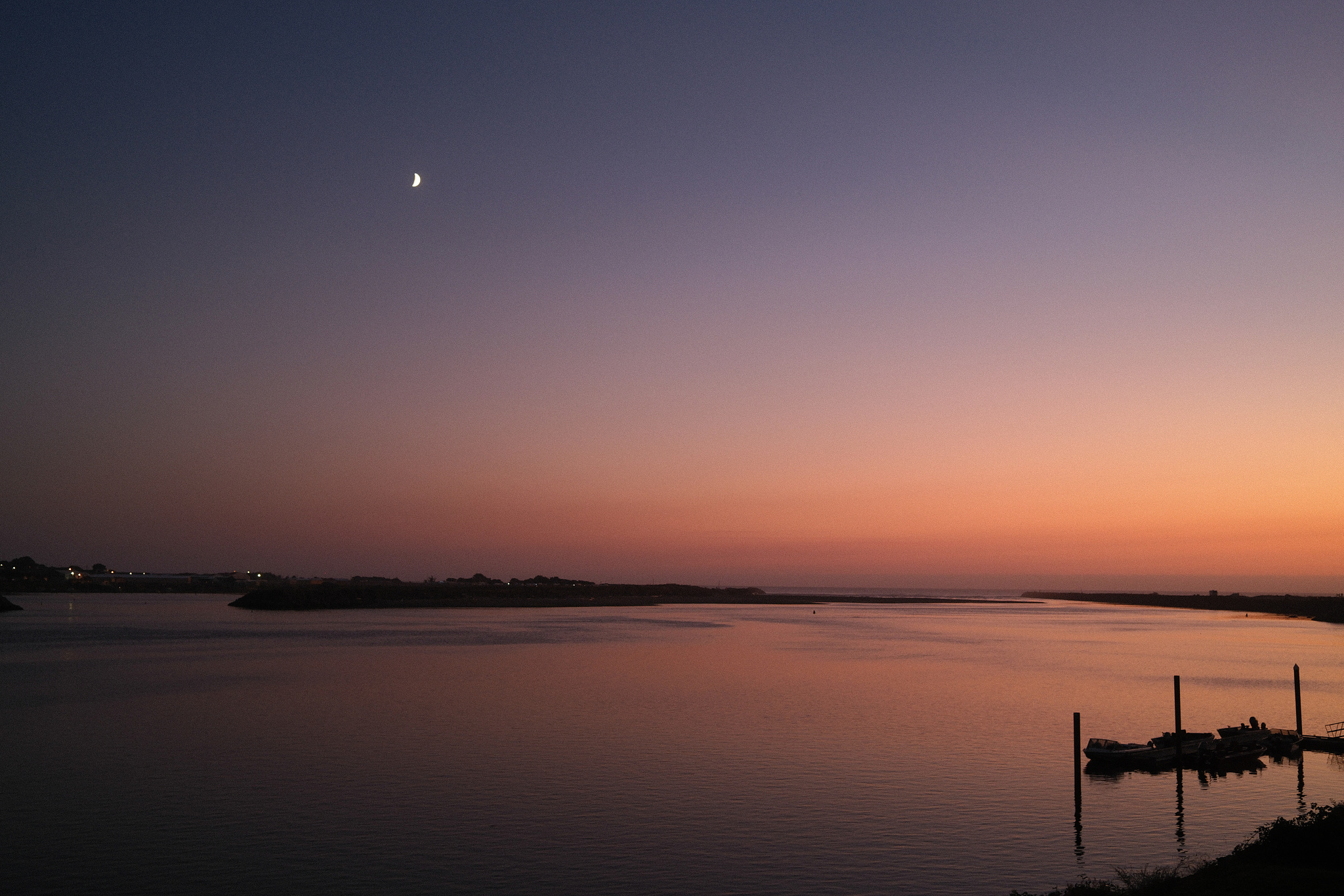 Sunset from our balcony, Gold Beach, OR