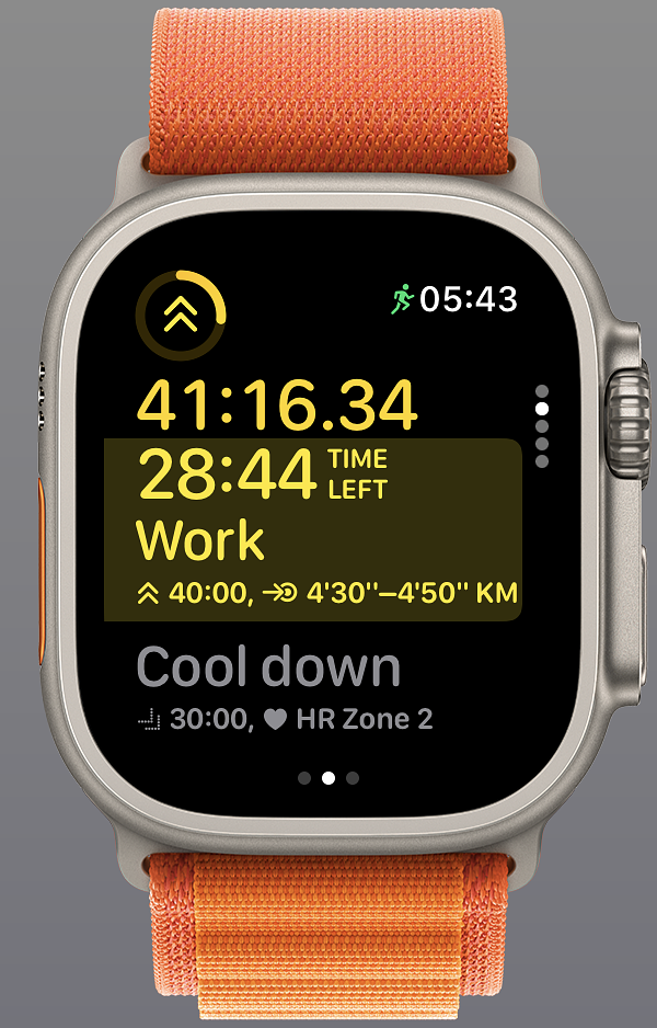 watchOS 11 Custom Workout Screen 2