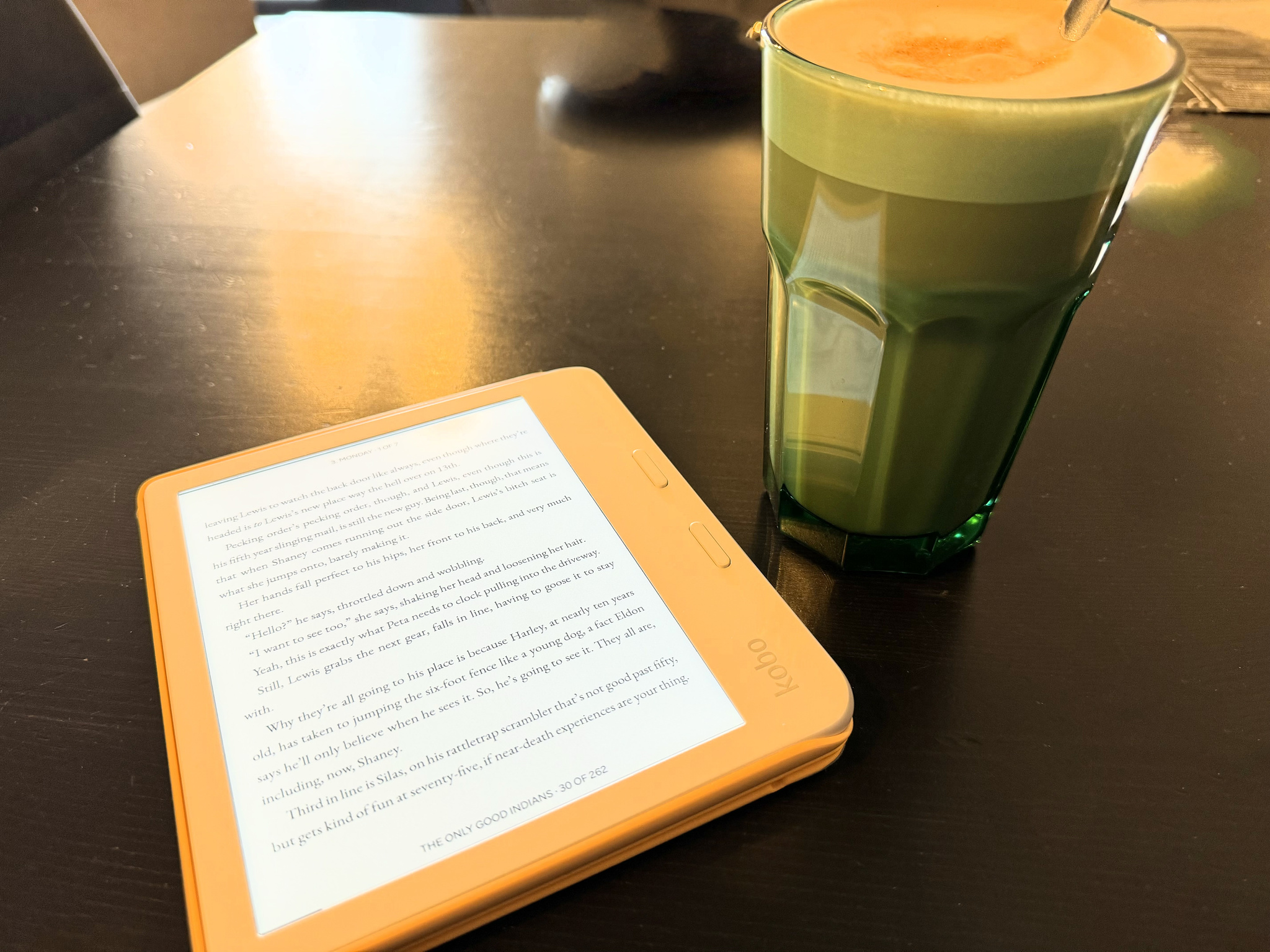 I should be actually reading with my coffee, not writing …