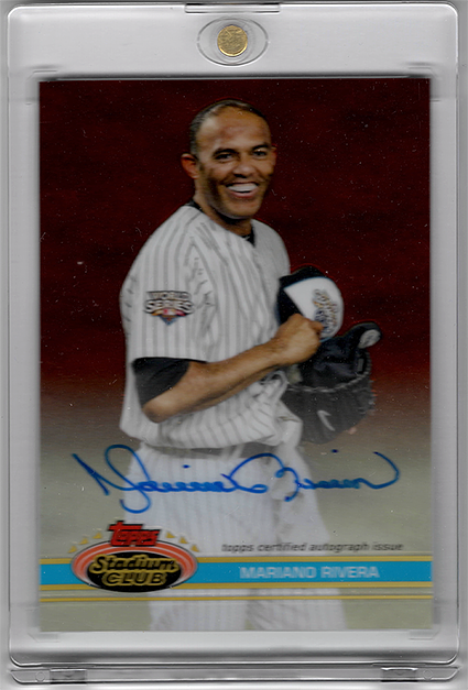 2022 Topps Stadium Club Chrome Mariano Rivera Autograph