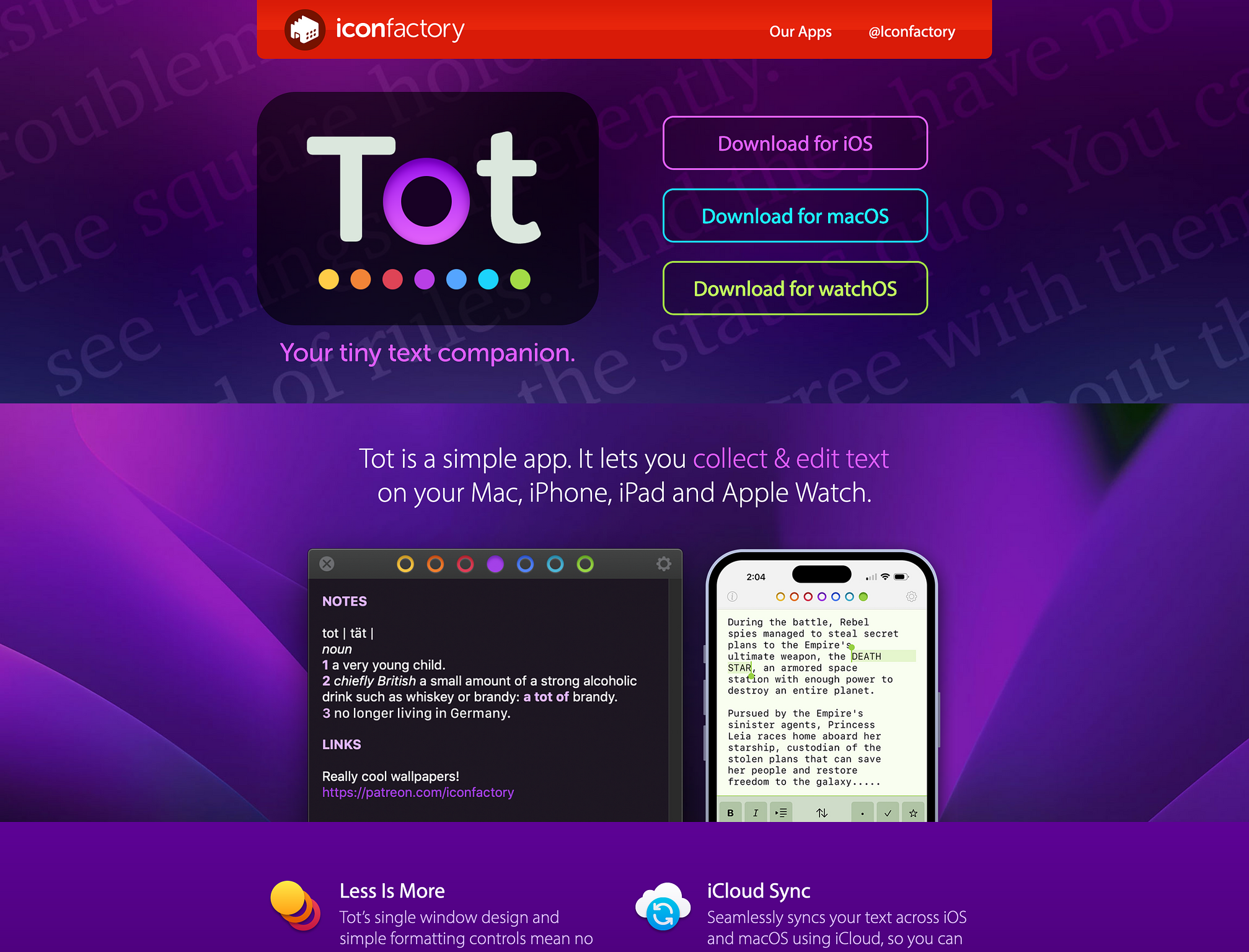 Tot Homepage Screenshot (2024-06-25)