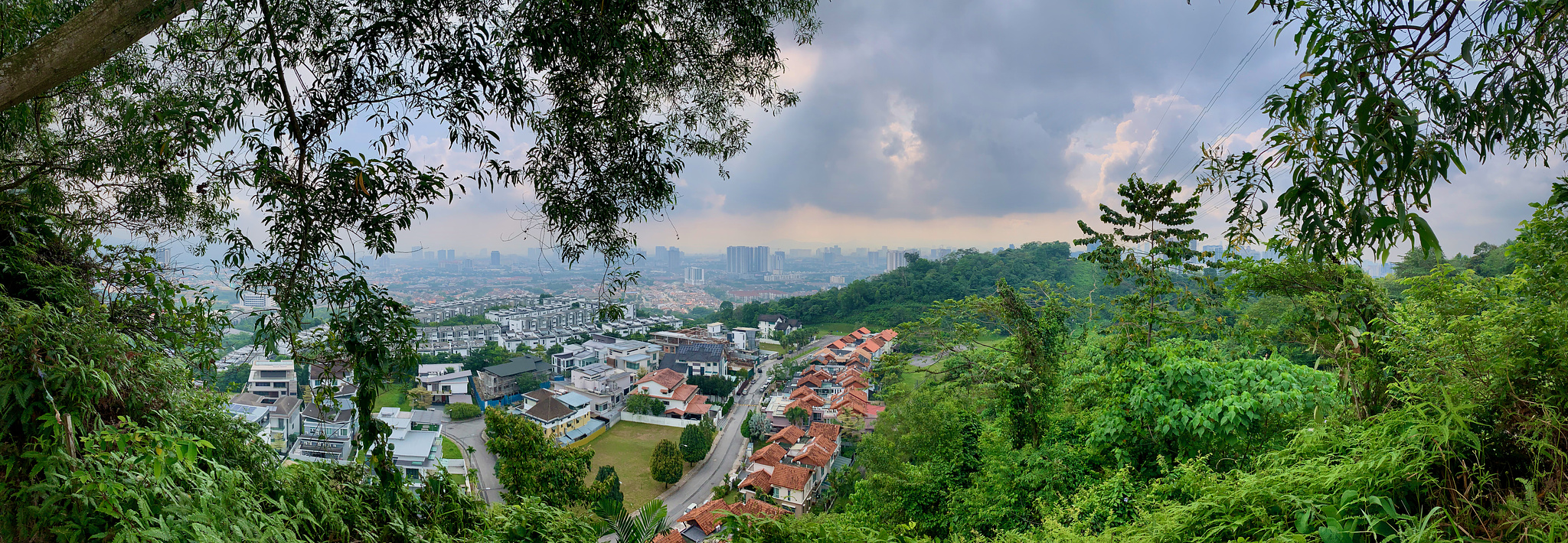 Panoramic view of KL city from Sri Bintang Hill