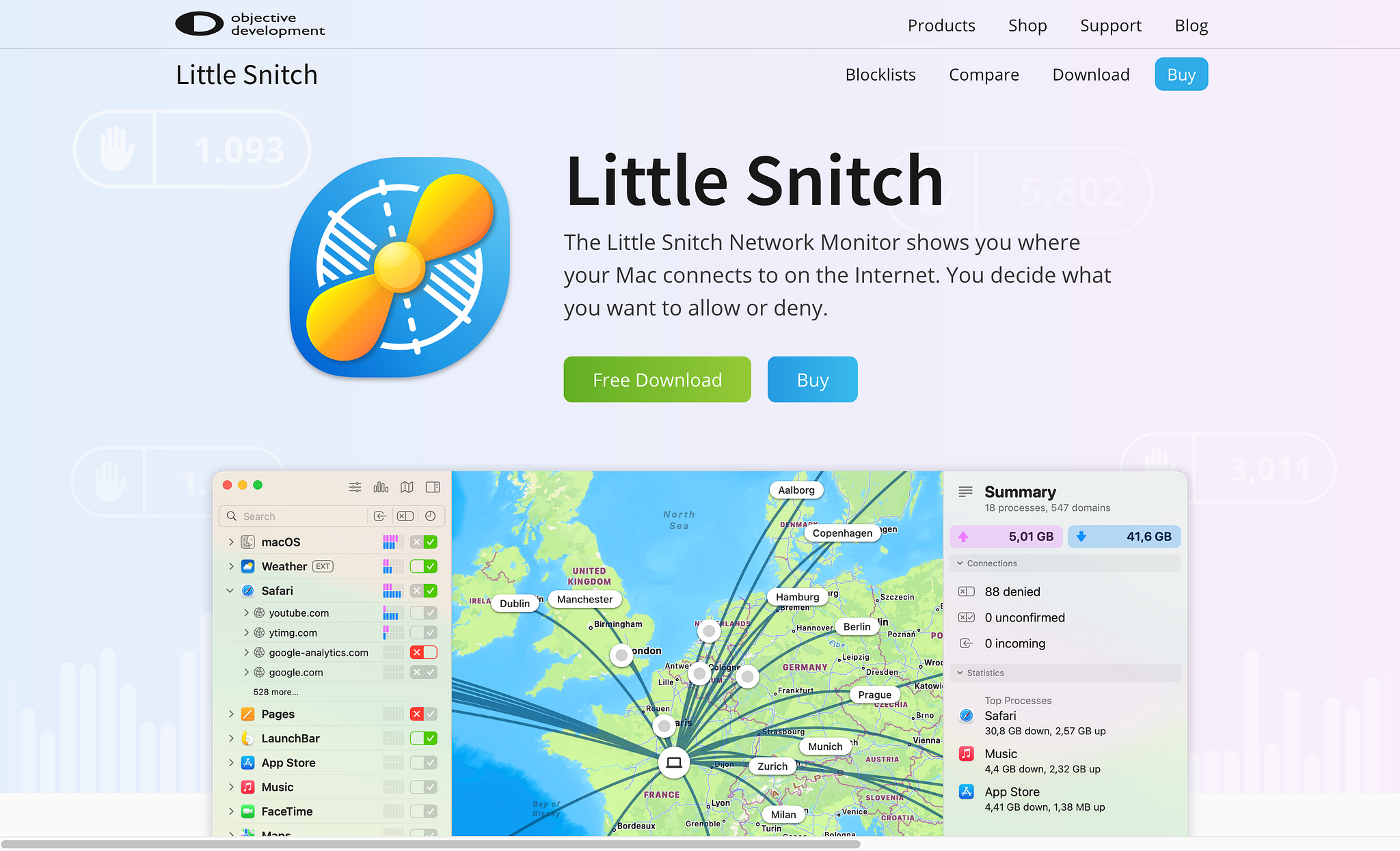 Little Snitch Homepage Screenshot (2024-05-22)