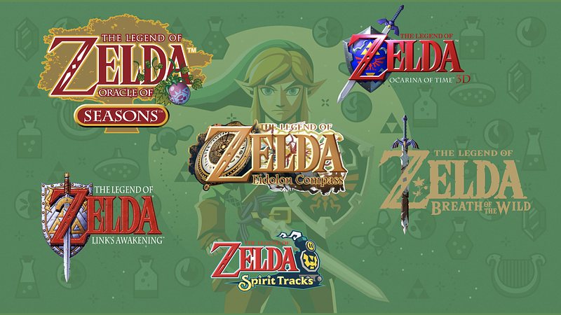 The Original Zelda logos