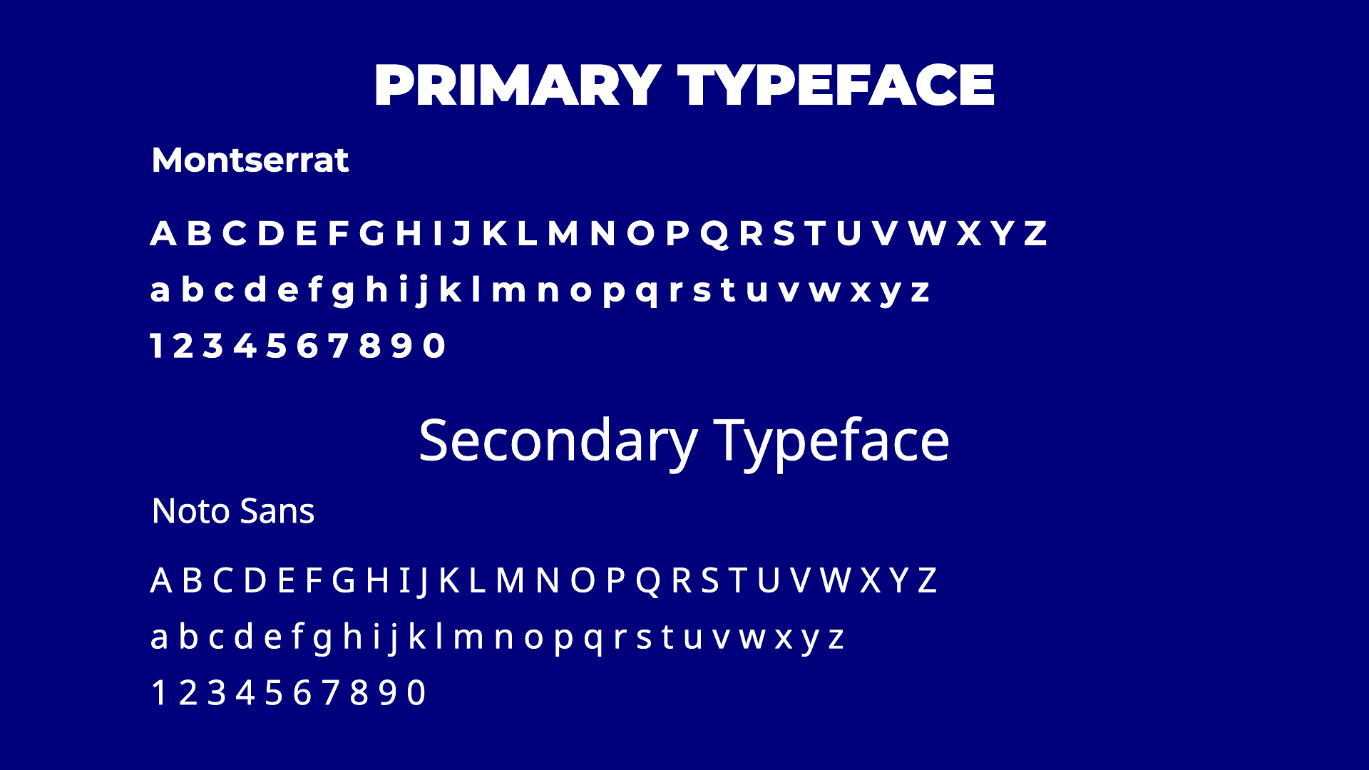 The typography choice for Freight First