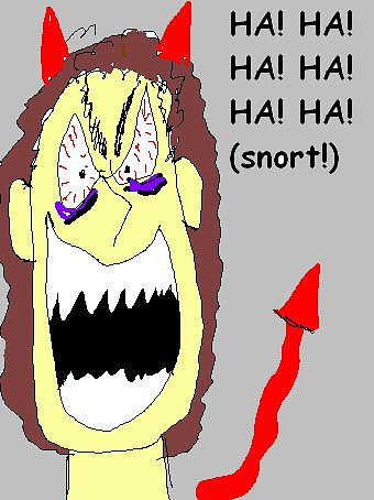 This is a lie, really. I am not a devil worshiper. Just feels like it sometimes. If I really did worship the Devil, I would be rich and famous by now. Not a two-bit  hack working on the most obscure blogging platform in Christianson.