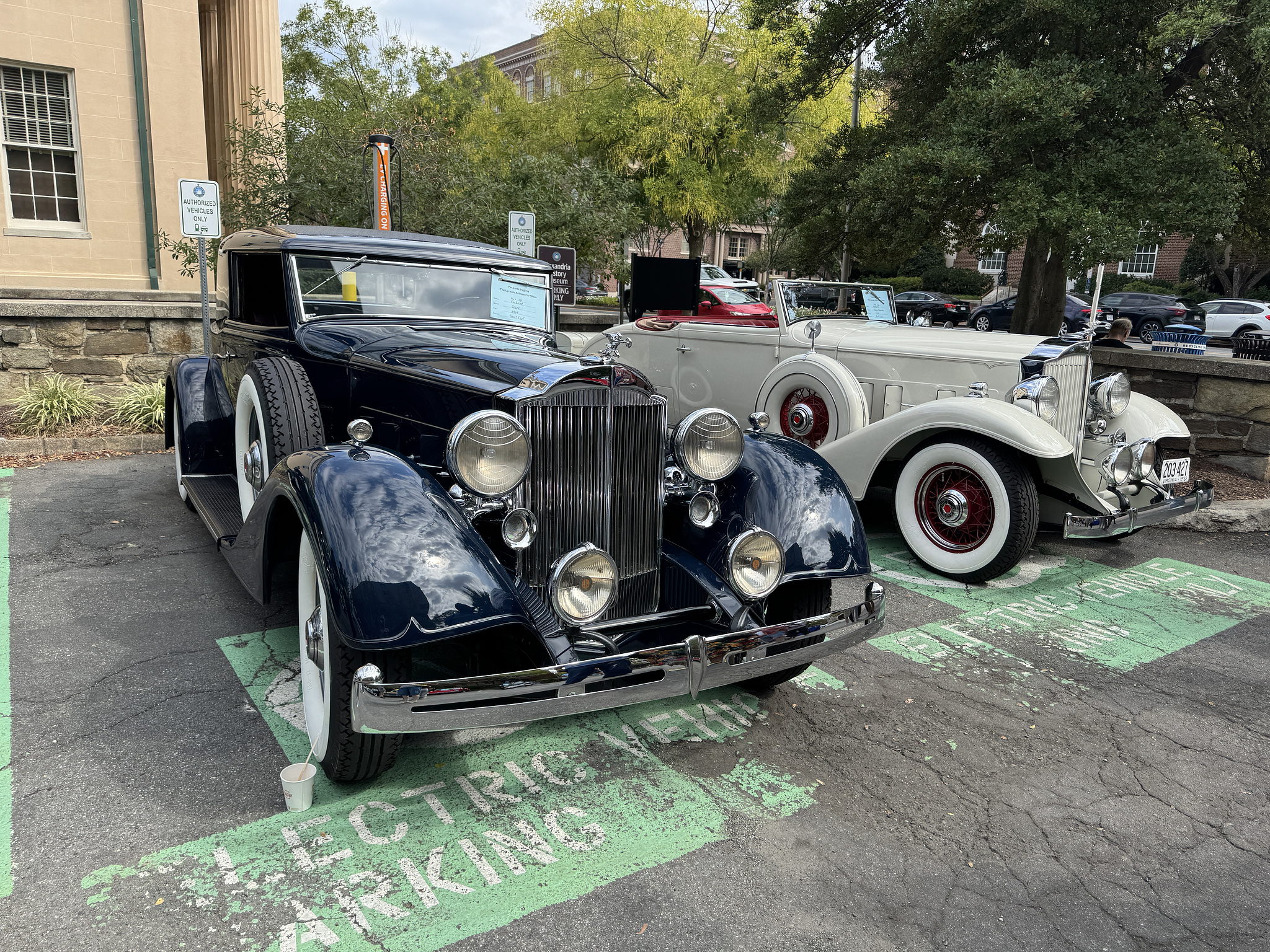 There was a classic car show at the Lyceum