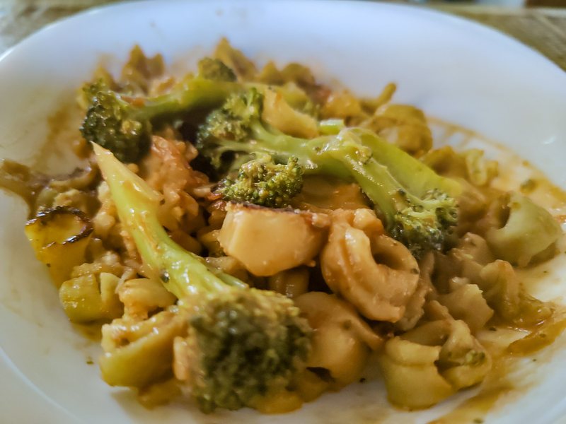 Culinary inspiration? Sort of! Home cooked veggie meal