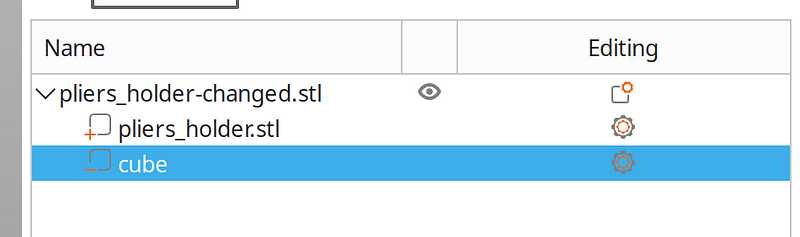 Entity that combines two objects together