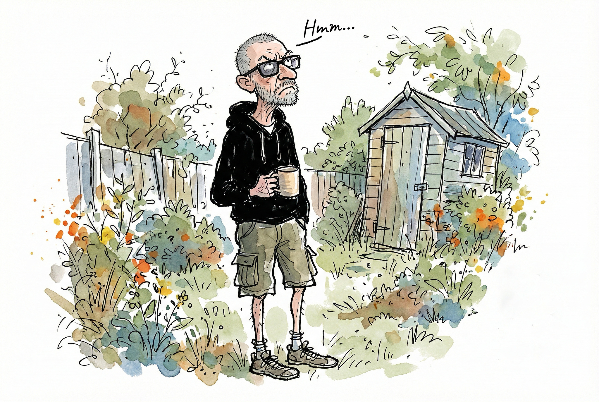 Me, figuring out the next thing to write...