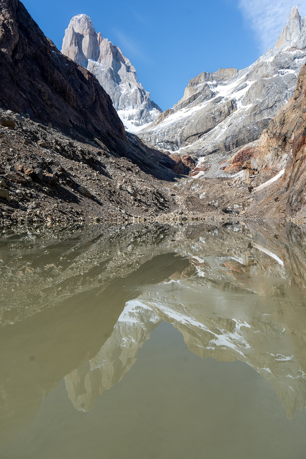 Laguna Pollone, Fitz Roy and Cerro Pollone