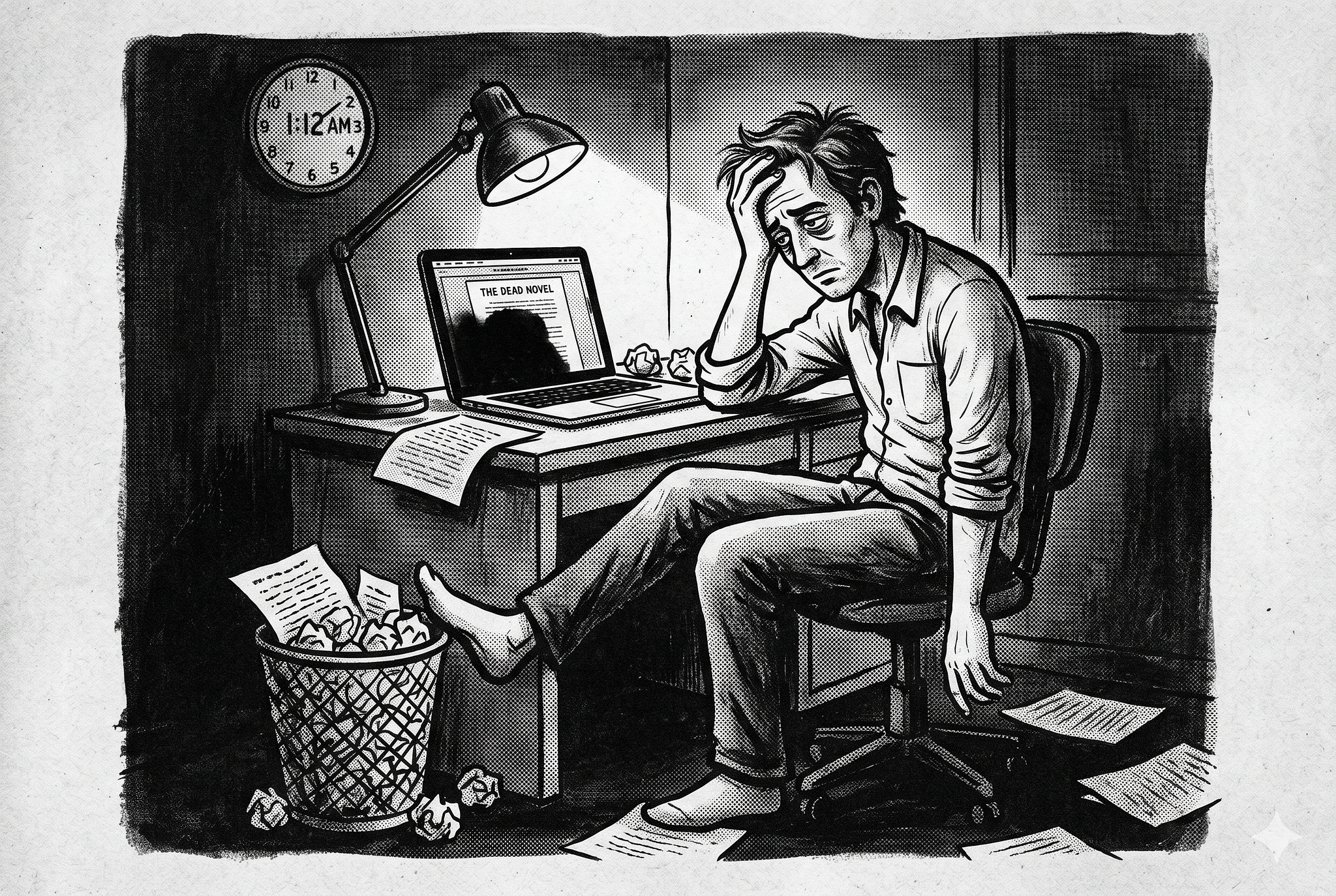 The dead novel